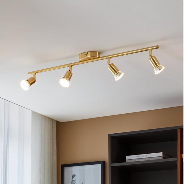 Spot LED Eglo 33187 BUZZ-LED 4xGU10/2,8W/230V 3000K auriu