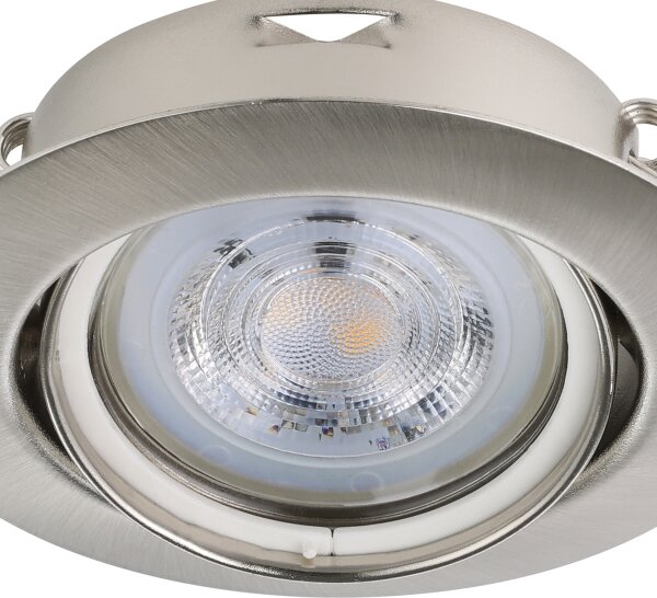 SET 3x corp de iluminat LED încastrat Eglo 901757 FAVAZZINA 1xGU10/4W/230V crom