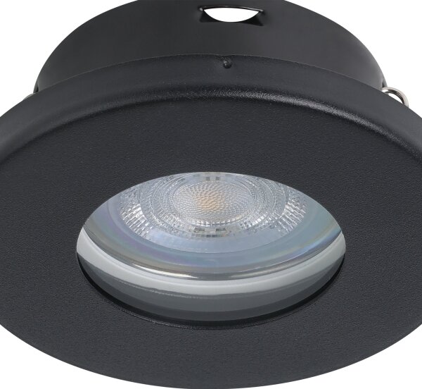 SET 3x corp de iluminat LED pentru baie Eglo 901758 FAVAZZINA 1xGU10/4W/230V IP44 negru