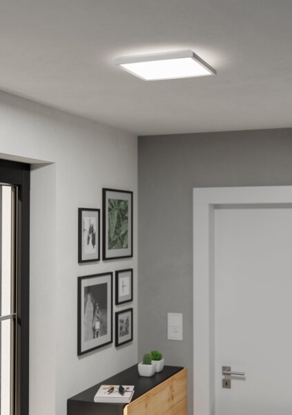 Eglo 901449 - Plafonieră LED baie ROVITO 13,4W/230V 29x29cm IP44 albă