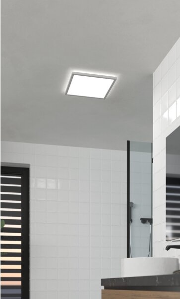 Plafonieră LED pentru baie Eglo 901451 ROVITO 17,6W/230V 39x39 cm IP44 alb