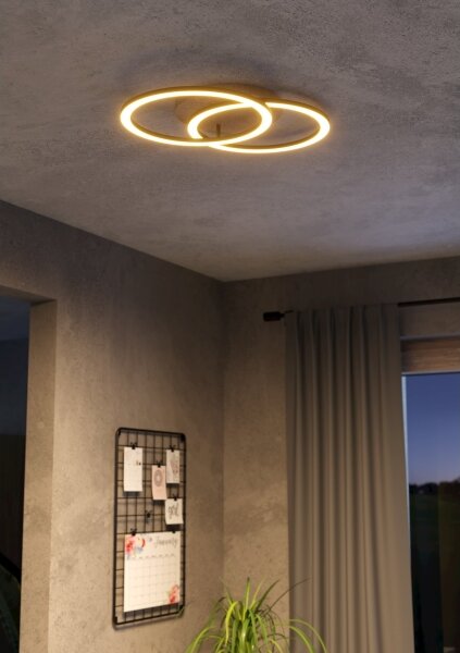 Plafonieră LED dimabilă Eglo 901743 LOMALTAS-Z 32W/230V bej/negru
