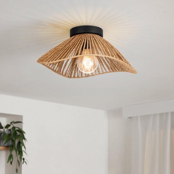 Plafonieră Eglo 44071 LAVISTER 1xE27/60W/230V maro