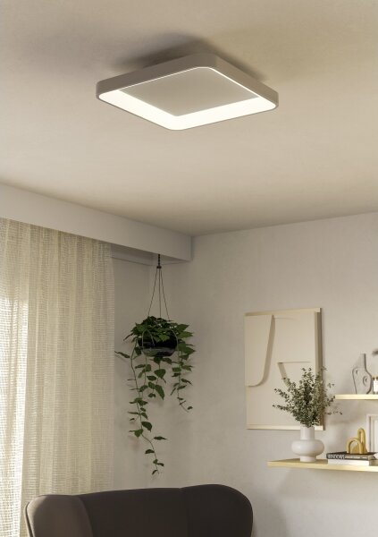 Plafonieră LED dimabilă Eglo 901249 LORETELLO LED/12W/230V alb + telecomandă