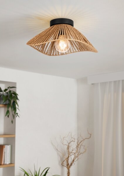 Plafonieră Eglo 44071 LAVISTER 1xE27/60W/230V maro