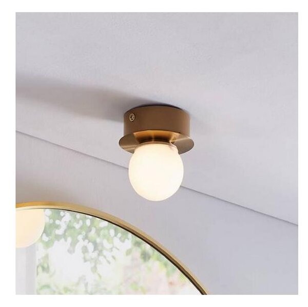Plafonieră LED pentru baie Eglo 900658 MOSIANO LED/3,3W/230V IP44 auriu
