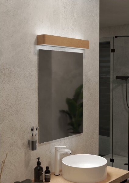 Aplică LED pentru baie Eglo 901102 SANIA LED/26,5W/230V 3000K bej