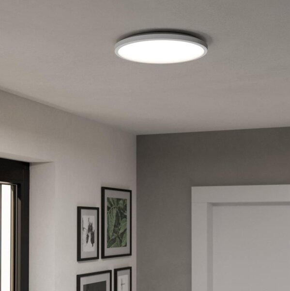 Plafonieră LED RGBW dimabilă de exterior Eglo ROVITO-Z 13,9W/230V d. 30 cm IP44 alb