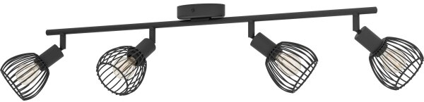 Spot Eglo 901042 SONNINO 4xE14/40W/230V negru