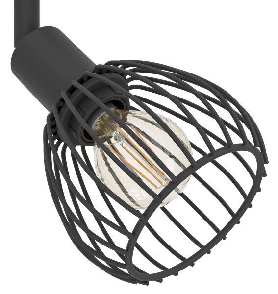 Spot Eglo 901042 SONNINO 4xE14/40W/230V negru