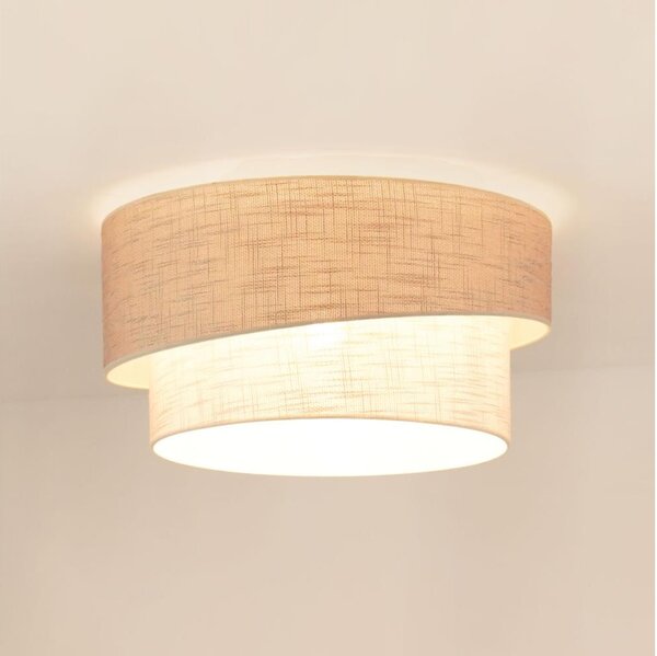 Plafonieră Brilagi DOVER SHINE 1xE27/15W/230V d. 50 cm gri/crem