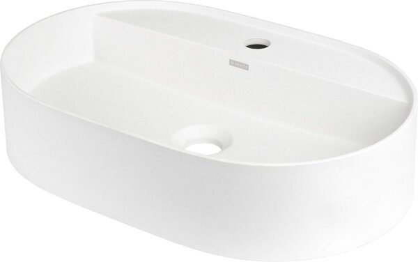 Deante Silia, chiuveta blat granit 550x350x125mm, alb mat, DEA-CQS_AU6B