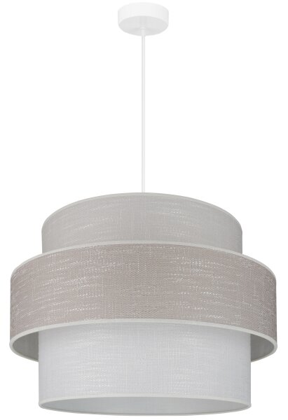 Lustră pe cablu Brilagi DOVER SPACE 1xE27/15W/230V d. 50 cm gri/crem