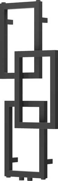 Mexen Grid, calorifer decorativ pentru baie 870 x 360 mm, 209 W, grafit, W215-0870-360-00-66
