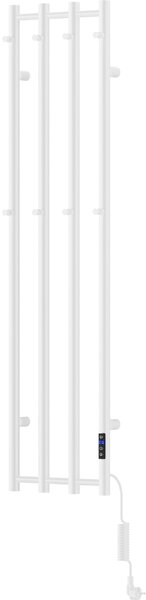 Mexen Pino, element electric de încălzire cu suport pentru prosoape 1405x347 mm, 250 W, alb, W301-1405-347-00-20