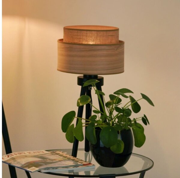 Brilagi - Lampă de masă MONTANA BOHO 1xE27/15W/230V maro/negru
