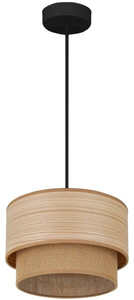 Lustră pe cablu Brilagi MONTANA BOHO 1xE27/15W/230V d. 25 cm maro/negru