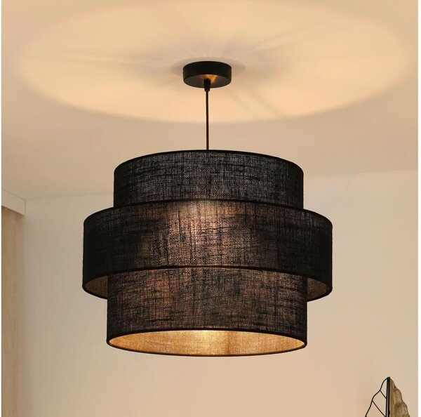Lustră pe cablu Brilagi SPACE YUTE 1xE27/15W/230V d. 50 cm negru