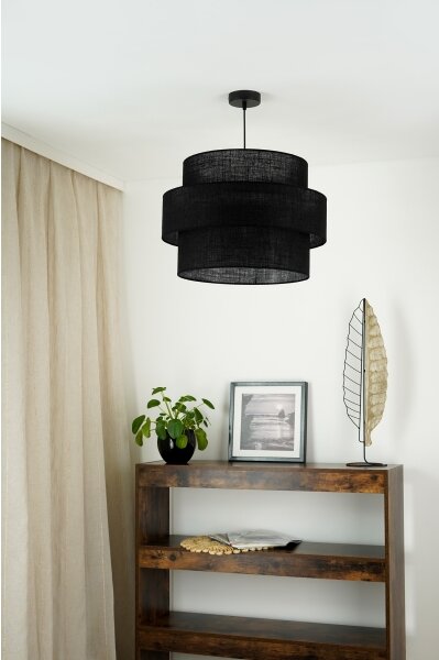 Lustră pe cablu Brilagi SPACE YUTE 1xE27/15W/230V d. 50 cm negru
