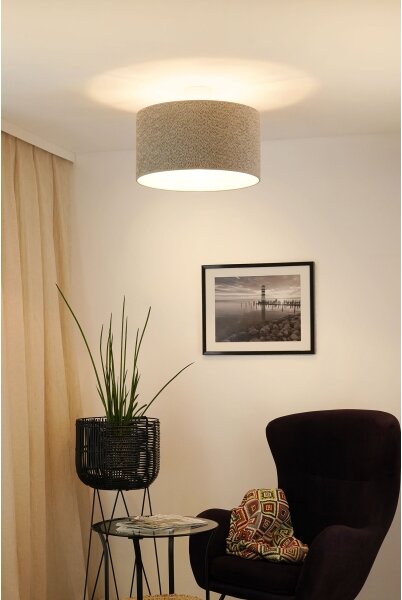 Lustră pe cablu Brilagi BOUCLE ROLLER 1xE27/15W/230V d. 45 cm gri