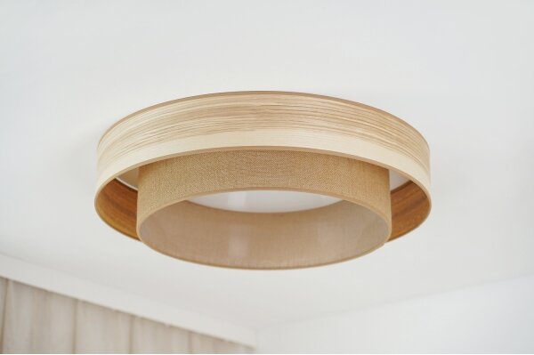 Brilagi - Plafonier LED MONTANA BOHO 26W 230V pr. 60 cm maro