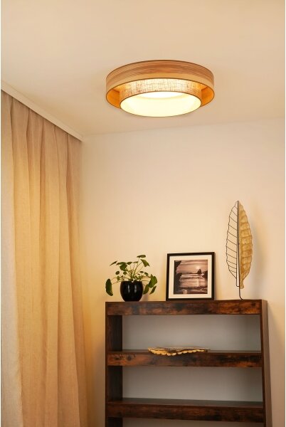 Brilagi - Plafonier LED MONTANA BOHO 26W 230V pr. 60 cm maro