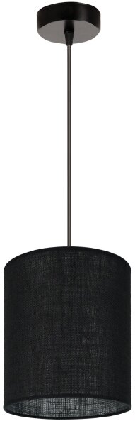 Brilagi - Lustr TUBES 1xE27/15W/230V, pr. 20 cm, negru, pe cablu