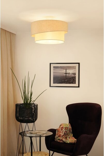 Lustră aplicată Brilagi SHINE 1xE27/15W/230V d. 50 cm crem