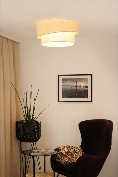 Plafonieră Brilagi SHINE 1xE27/15W/230V d. 50 cm crem