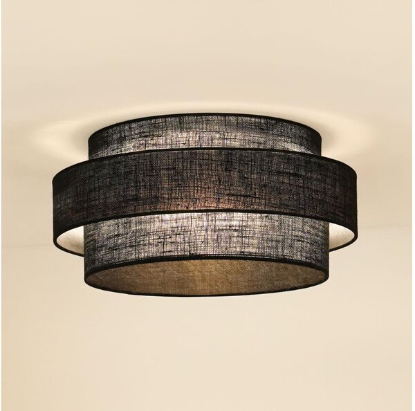 Plafonieră Brilagi SPACE YUTE LED/12W/230V d. 50 cm negru