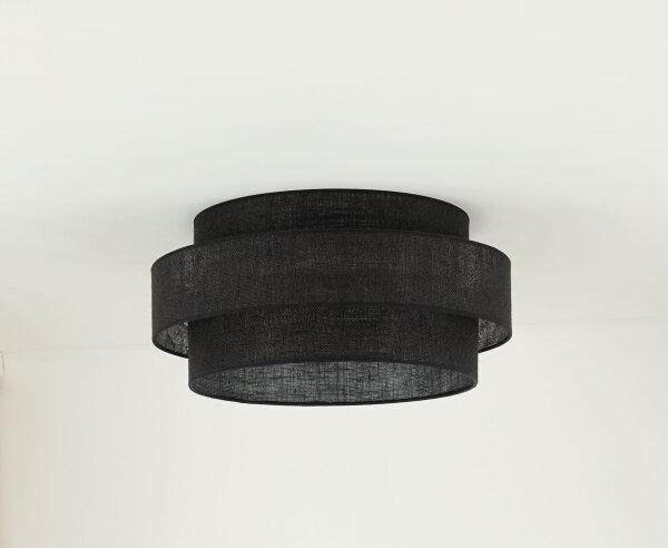 Plafonieră Brilagi SPACE YUTE LED/12W/230V d. 50 cm negru