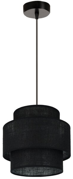 Lustră pe cablu Brilagi SPACE YUTE 1xE27/15W/230V d. 25 cm negru