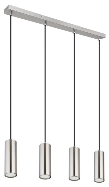 Lustră pe cablu Globo 57911-4H ROBBY 4xGU10/35W/230V crom mat