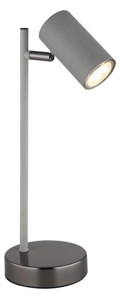 Lampă de masă Globo 57911TS ROBBY 1xGU10/5W/230V gri/antracit