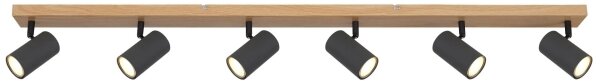 Spot Globo 57911-6DG ROBBY 6xGU10/35W/230V maro/negru