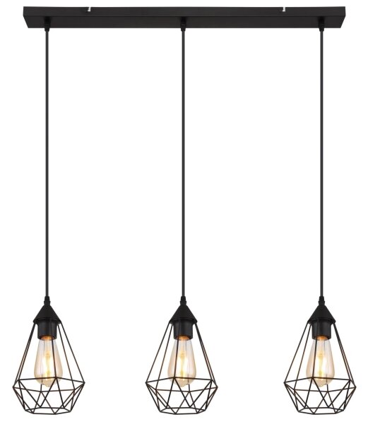 Lustră pe cablu Globo 15745-3H ZACHARY 3xE27/60W/230V
