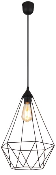 Lustră pe cablu Globo 15745H1 ZACHARY 1xE27/60W/230V d. 30 cm