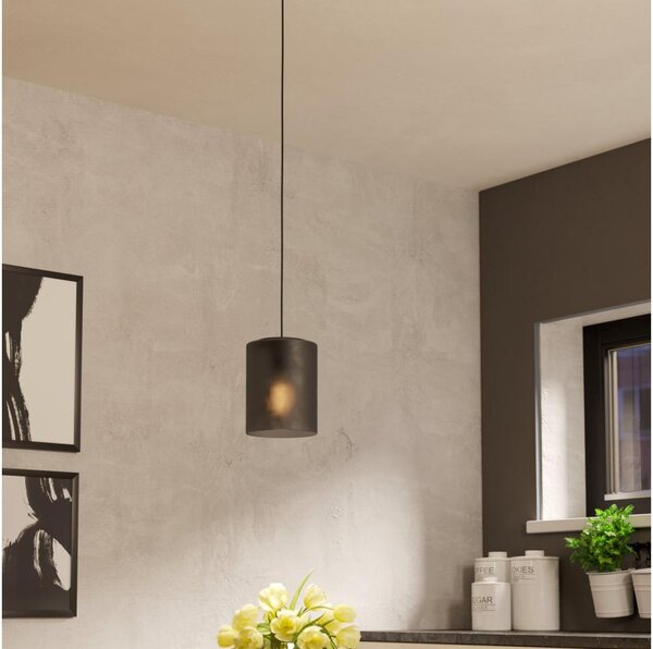 Lustră pe cablu Eglo 901162 COLOMERA 1xE27/40W/230V gri