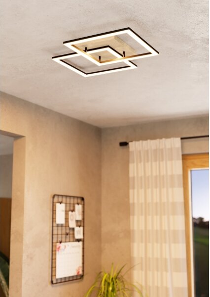 Lustră LED dimabilă aplicată Eglo 901744 LOMALTAS-Z 4xLED/32W/230V 2700-6500K