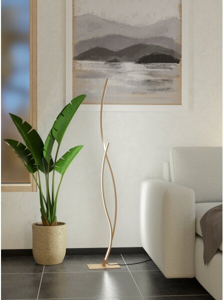 Lampadar LED Eglo 901214 GRISOLIA LED/20W/230V 4000K bej