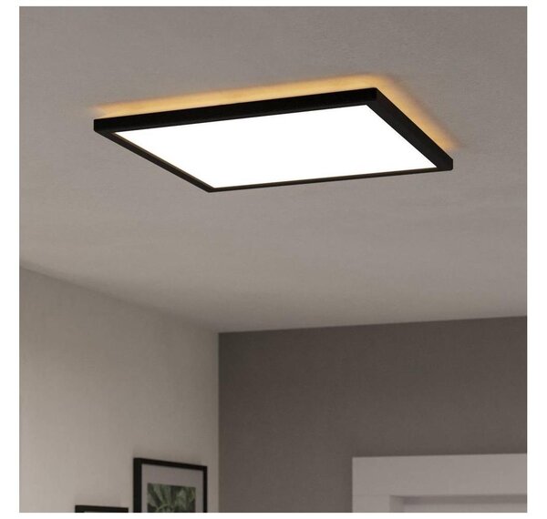 Plafonieră LED de exterior Eglo 901443 ROVITO 17,6W/230V 39x39 cm IP44 negru