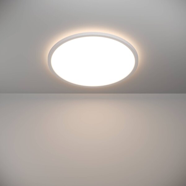 Plafonieră LED de exterior Eglo 901448 ROVITO 16,8W/230V d. 50 cm IP44 alb