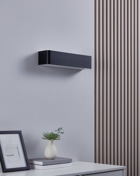 Aplică LED Eglo 901018 SANIA LED/12W/230V 3000K negru