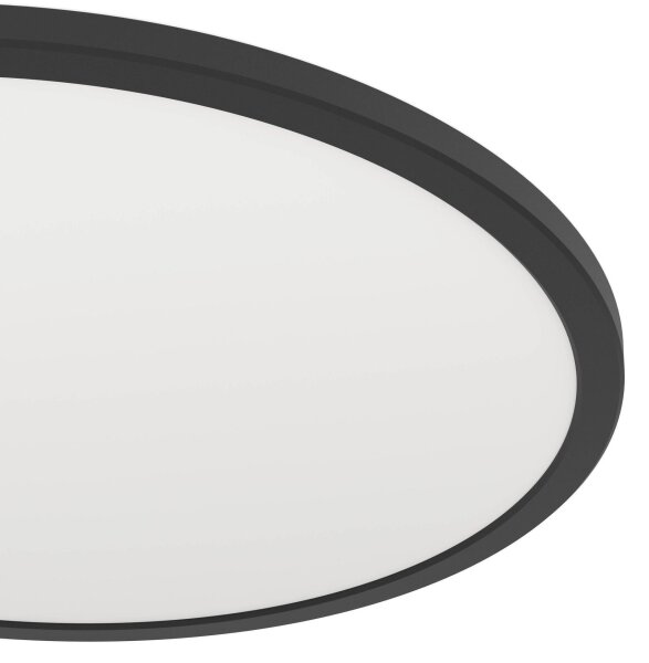 Plafonieră LED de exterior Eglo 901441 ROVITO 16,8W/230V d. 50 cm IP44 negru