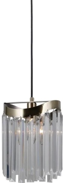 Lustră pe cablu ITALUX PND-44544-1 SABRIGA 1xE14/40W/230V crom mat