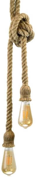 Lustră LED pe cablu ROPE 2xE27/10W/230V