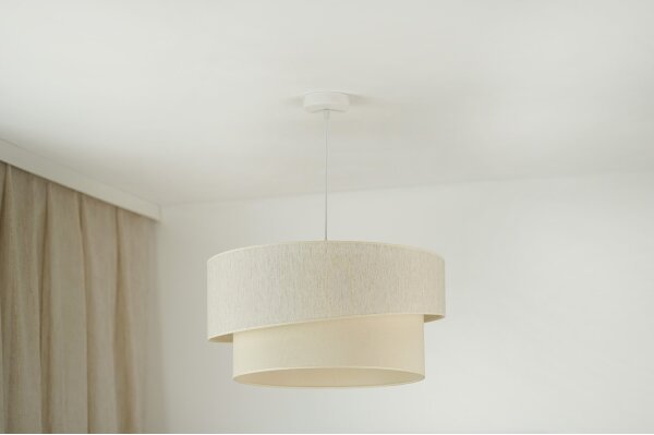 Lustră pe cablu Brilagi SHINE 1xE27/15W/230V d. 50 cm crem