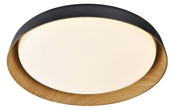 Plafonieră LED dimabilă Top Light SATELLITE LED/36W/230V 3000-6500K negru/maro + telecomandă