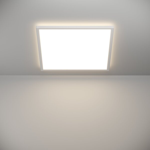 Plafonieră LED de exterior Eglo 901452 ROVITO 17W/230V 50x50 cm IP44 alb