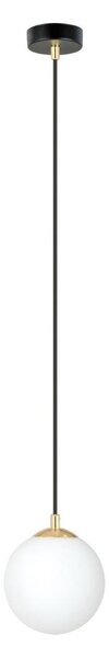 Lustră pe cablu ROYAL 1xE14/10W/230V d. 14 cm negru